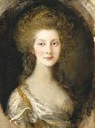 Thomas Gainsborough Princess Augusta aged oil painting